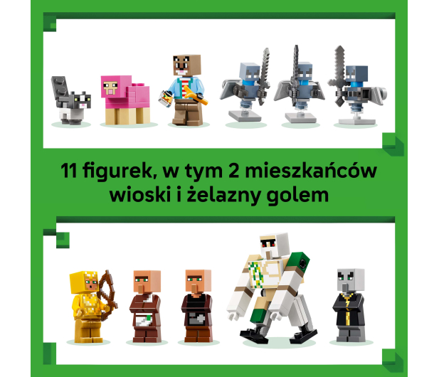 LEGO MINECRAFT 21596 Najazd przywoływaczy na wioskę - 1529738 - zdjęcie 7